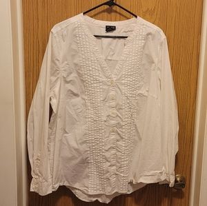 Torrid white dress shirt